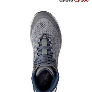 L.L. Bean Men's Blue and Gray Athletic Shoes